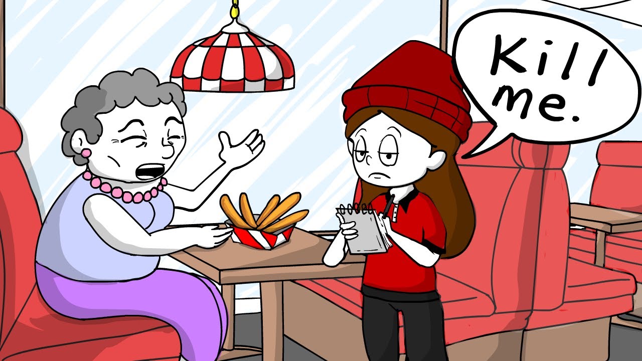 Меня уволили из Pizzuh Hut. (Анимированная история)