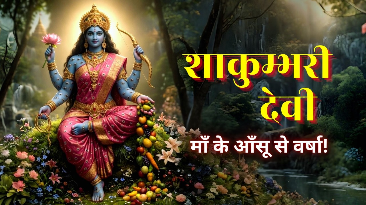 Maa Shakumbhari Avatar | The Goddess Who Saved Humanity From Starvation #durga #kali