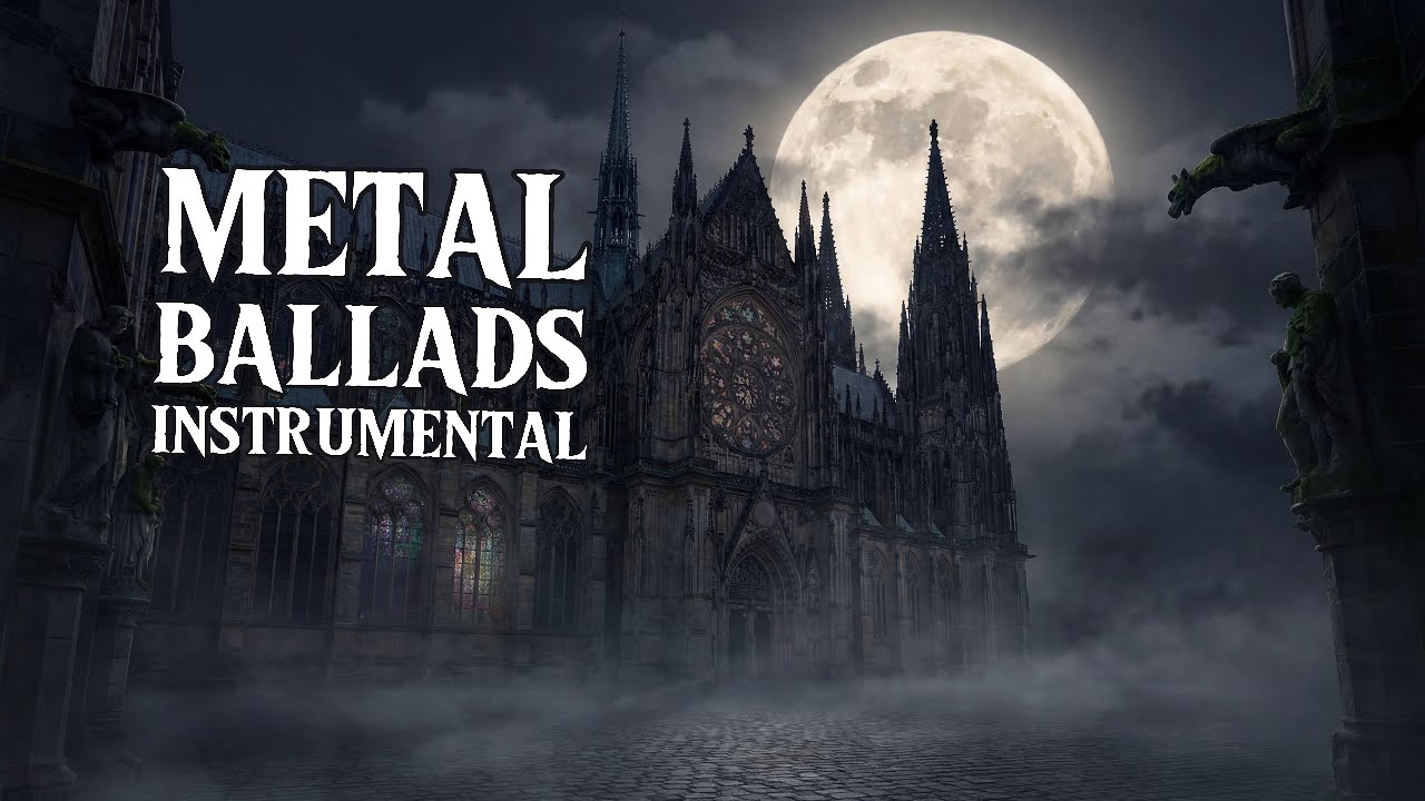 METAL BALLADS INSTRUMENTAL No.1 🎸🎵 ENLESS NIGHT - for Work, Gaming, Study