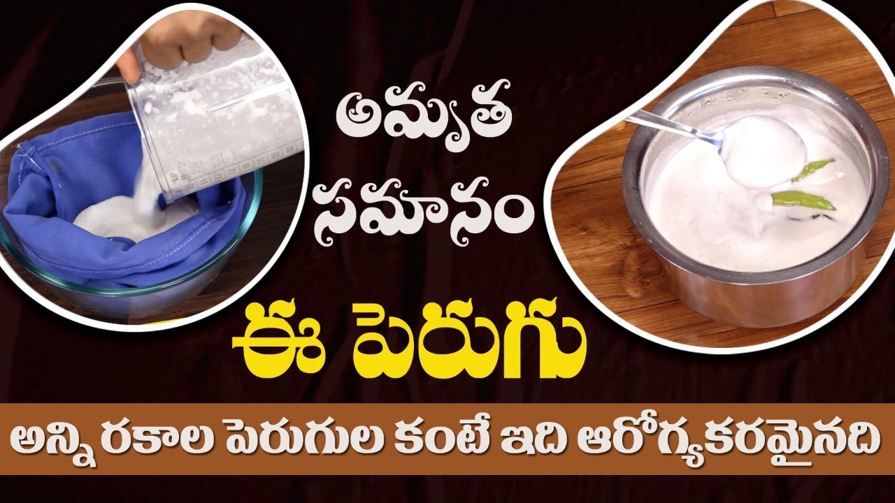 Healthy Curd Making at Home | Anti Cholesterol Coconut Curd | Improves Strength | Manthena's Kitchen