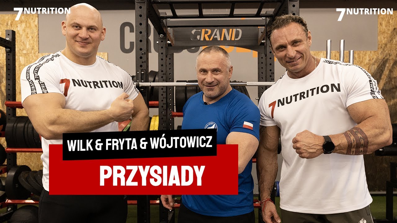PRZYSIADY podstawą każdego treningu - Fryta, dr hab. prof. AWF Michał Wilk i Szymon Wójtowicz