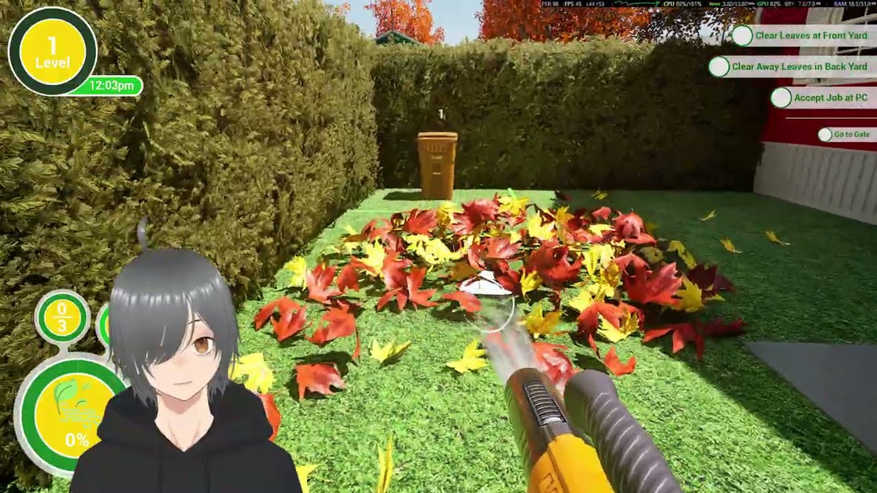 【Leaf Blower Co. 】Demo Gameplay