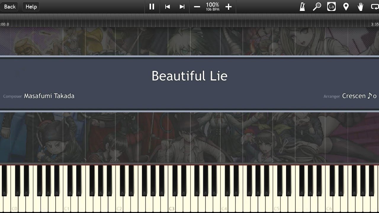 Beautiful Lie (Danganronpa V3: Killing Harmony) [Piano Cover]