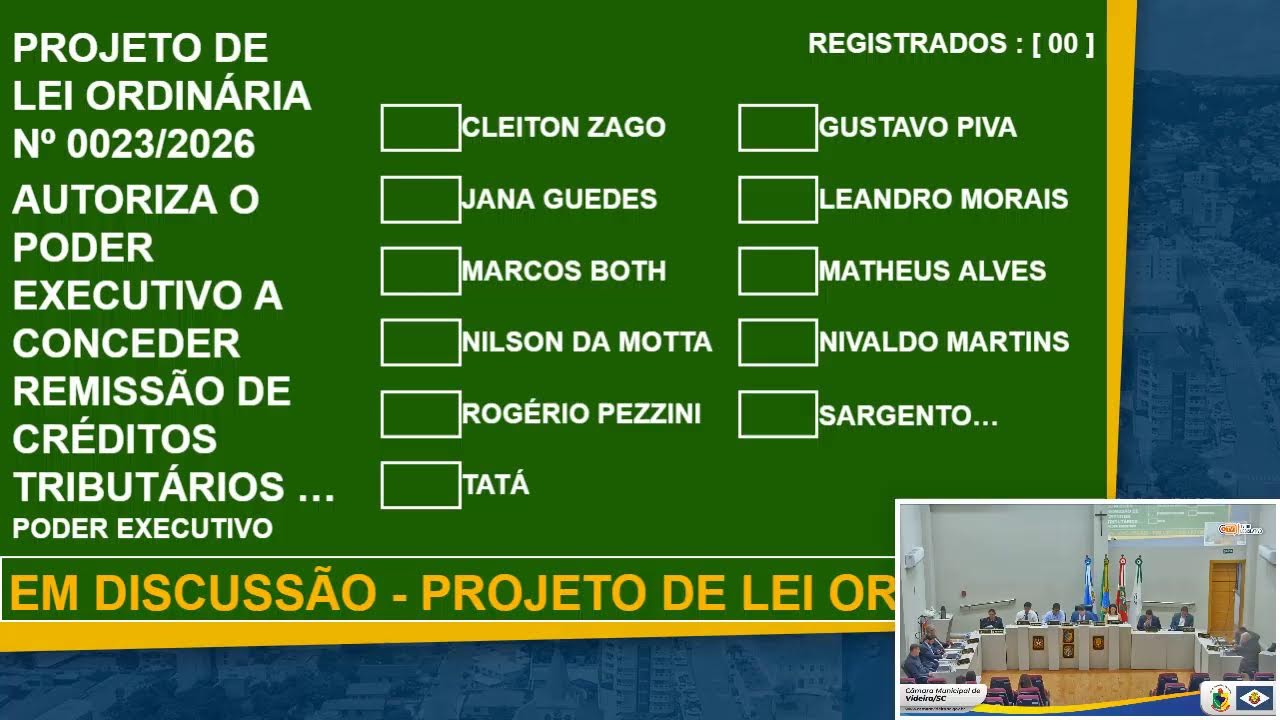 05ª Sessão Ordinária e 1ª Sessão Extraordinária - 03/03/2026