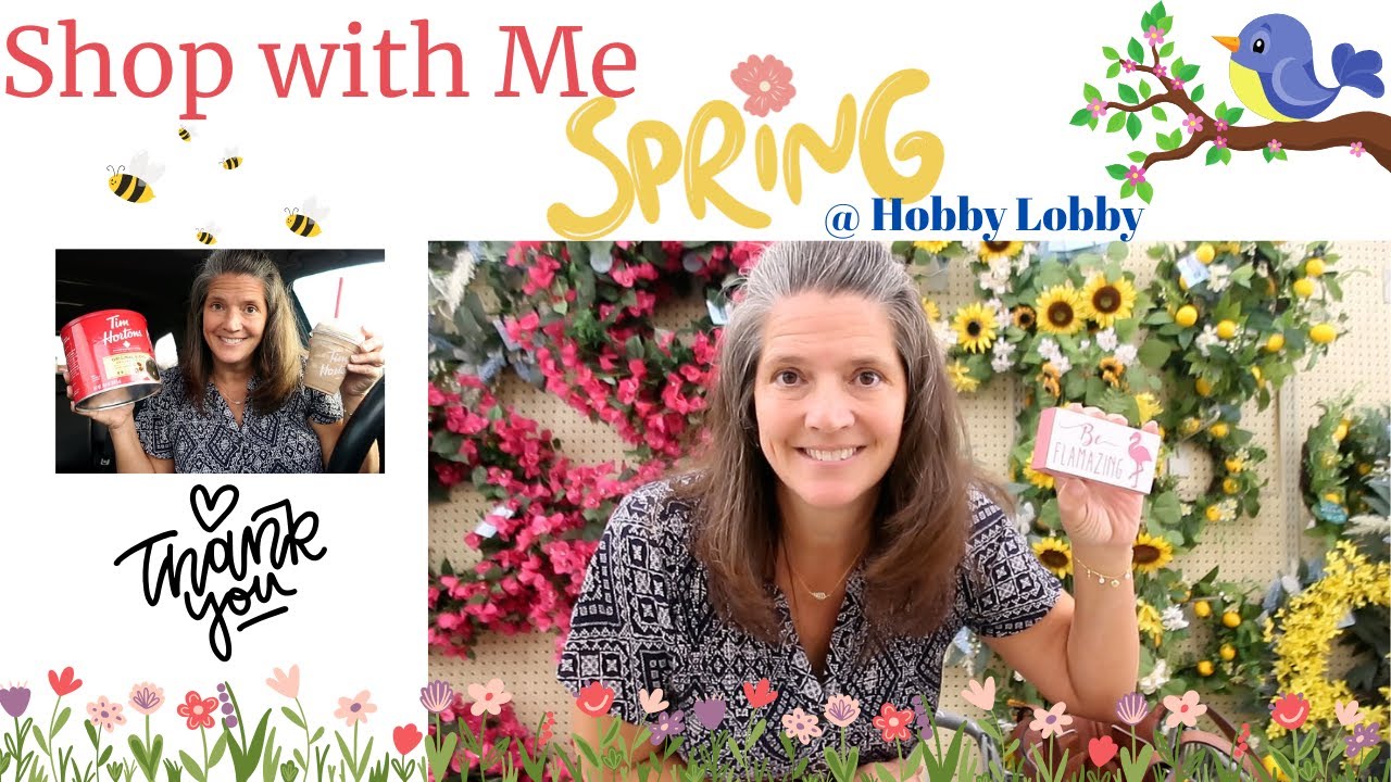 Local Grocery Shopping & Take a Break from the Cold Let's Shop Spring @ Hobby  Lobby