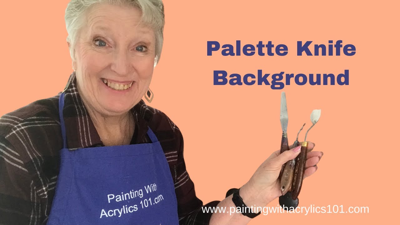 Painting a Background with Palette Knives