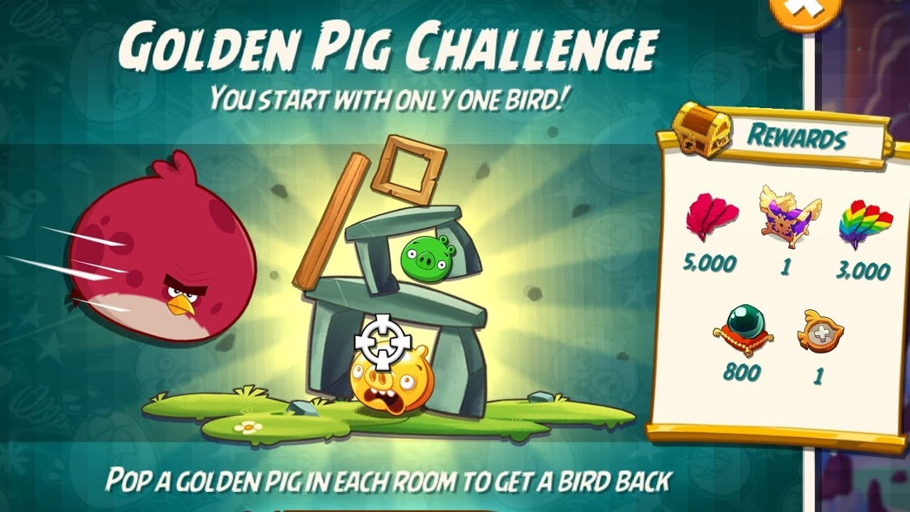 Angry birds 2 the golden pig challenge with Terence 17 jan 2026 #ab2 golden challenge today