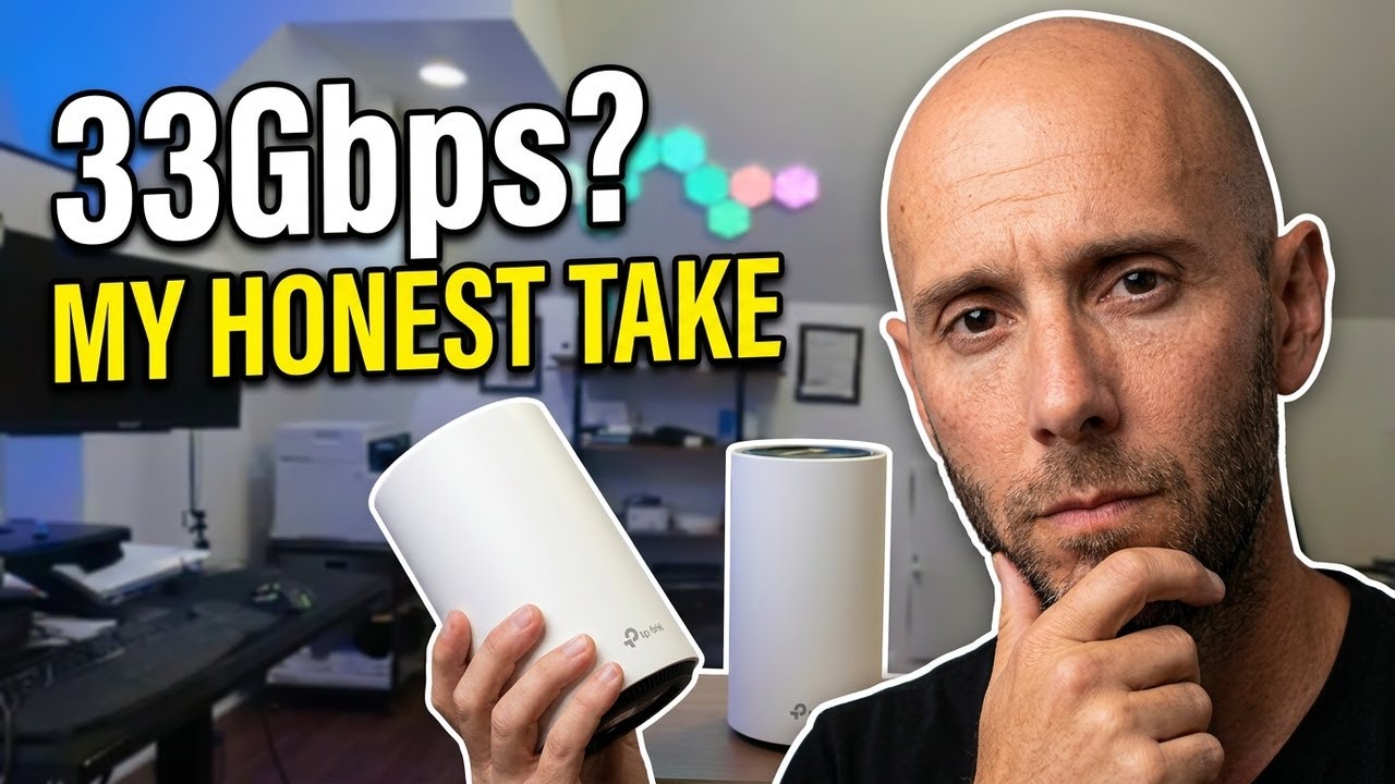 Unboxing TP-Link's 33Gig! Mesh WiFi Router - the Deco BE95