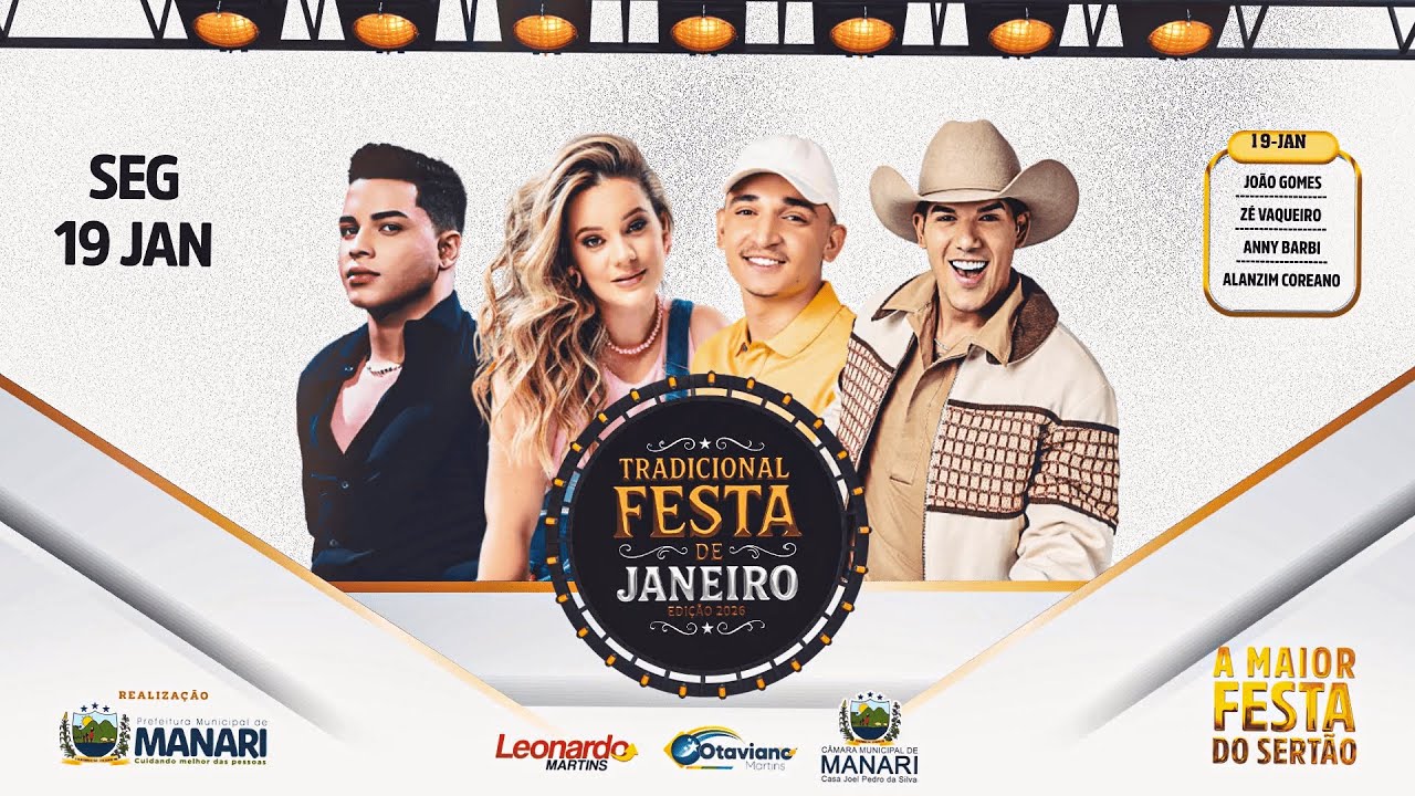 🔴 DIA 4 // TRADICIONAL FESTA DE JANEIRO DE MANARI 2026 // AO VIVO