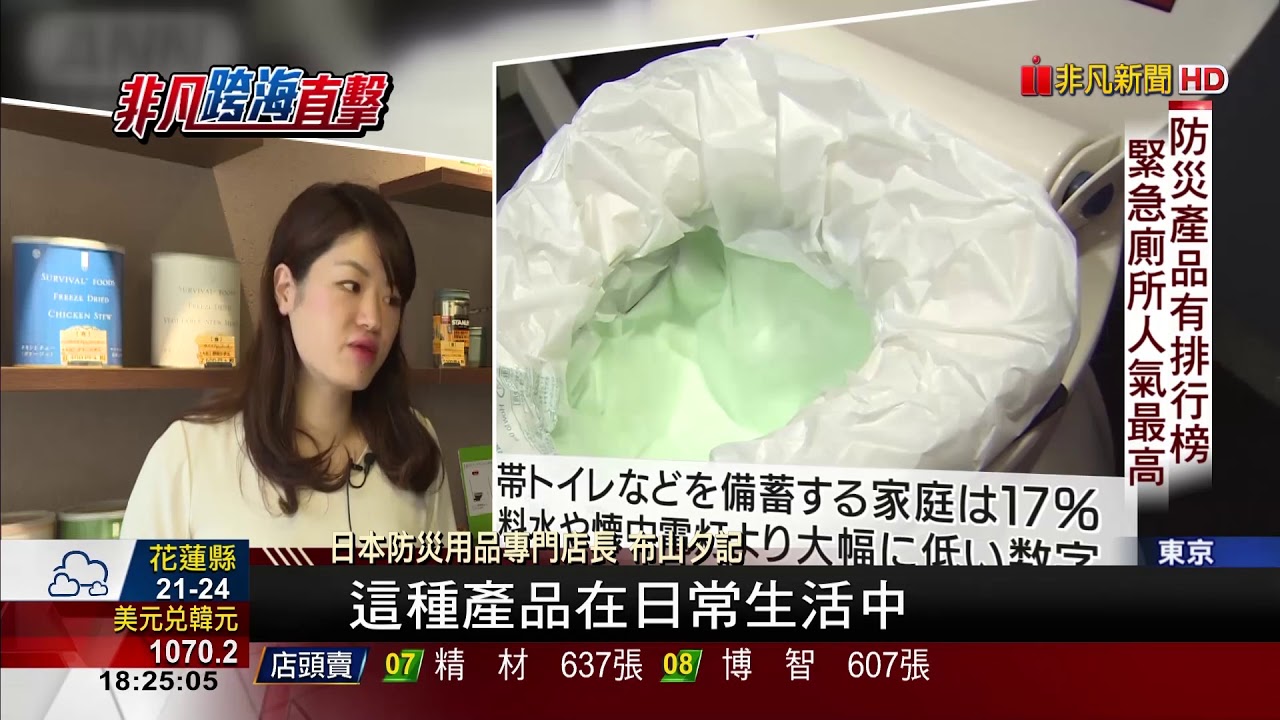 【非凡新聞】可保存25年不壞食品 日本防災商品熱賣