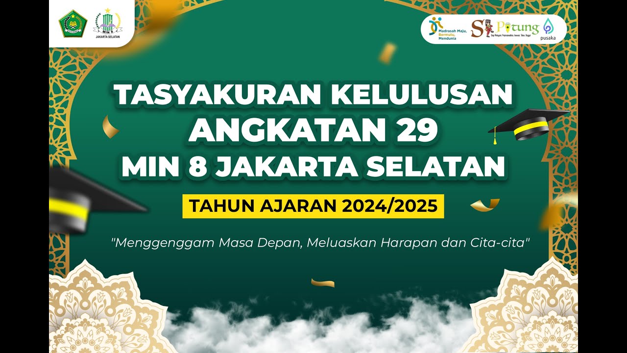 Tasyakuran Kelulusan Angkatan 29 MIN 8 Jakarta Selatan