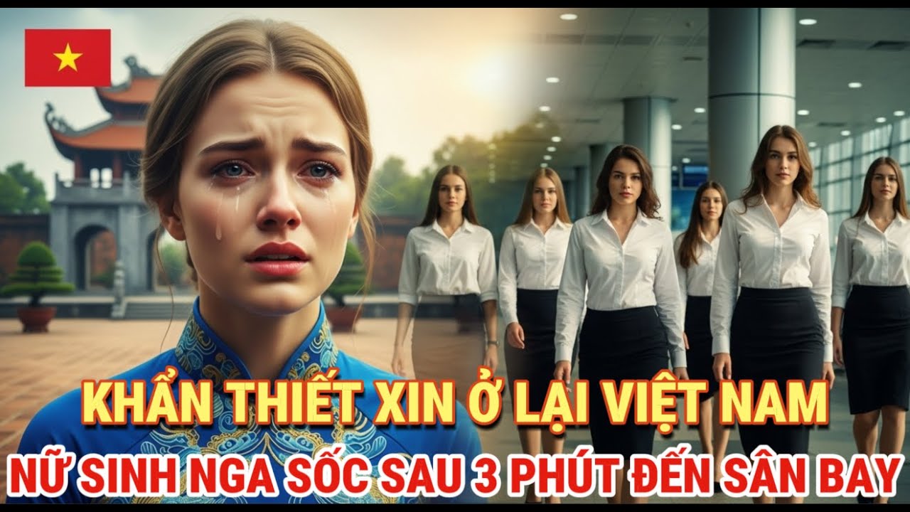 Nữ sinh Nga học tập tại Việt Nam: Đến sân bay Tân Sơn Nhất sốc sau 3 phút, không muốn về nước Nga!