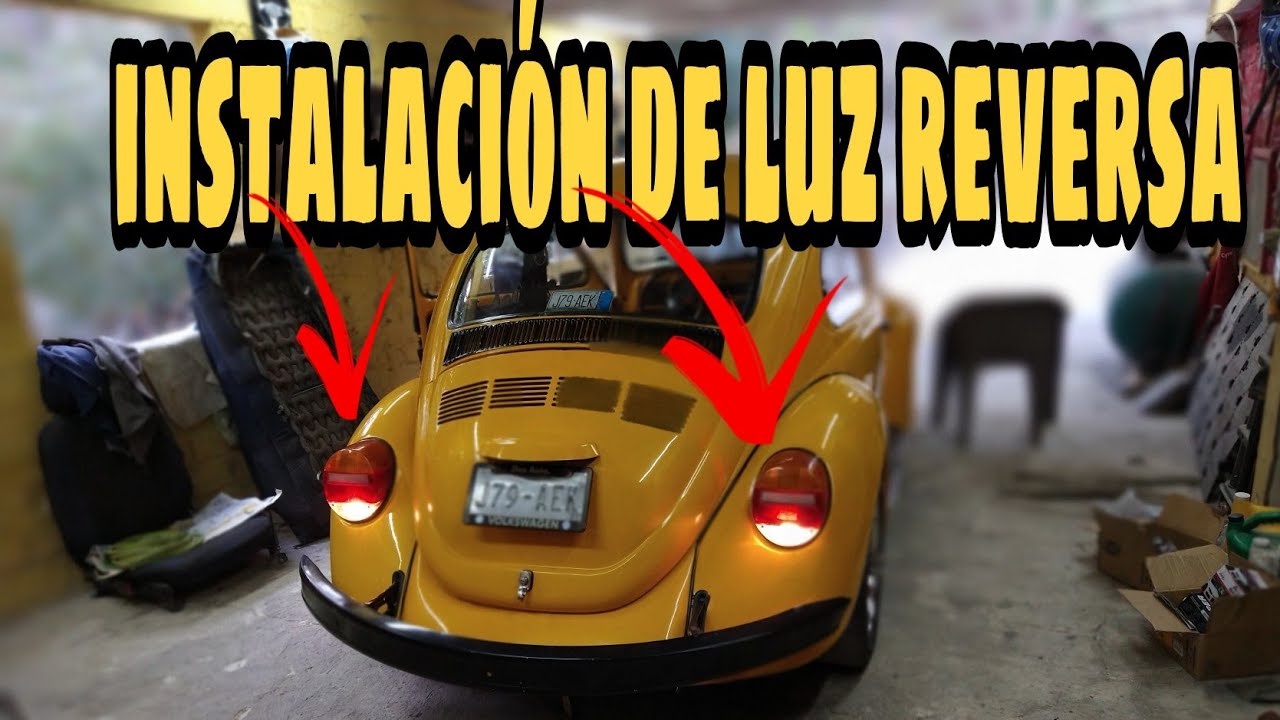 como instalar luz reversa