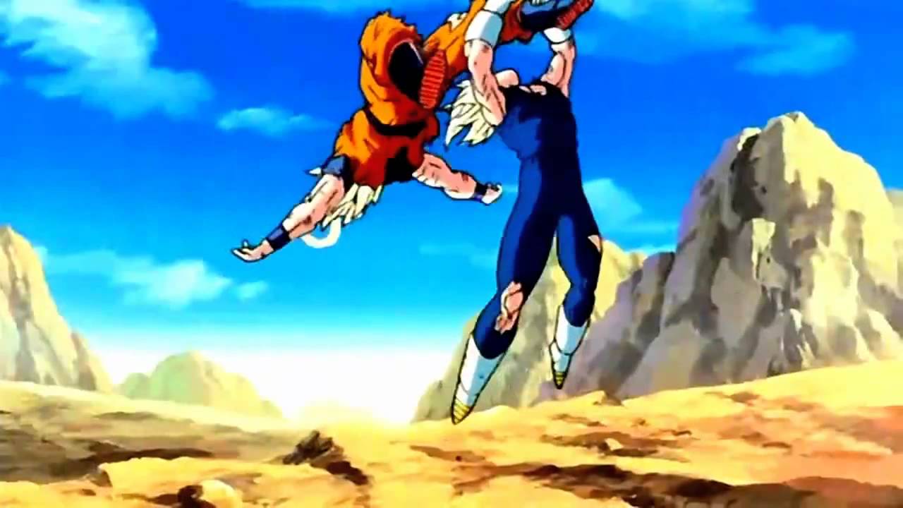 Goku vs majin vegeta(best moment) (HD) 720p.mp4