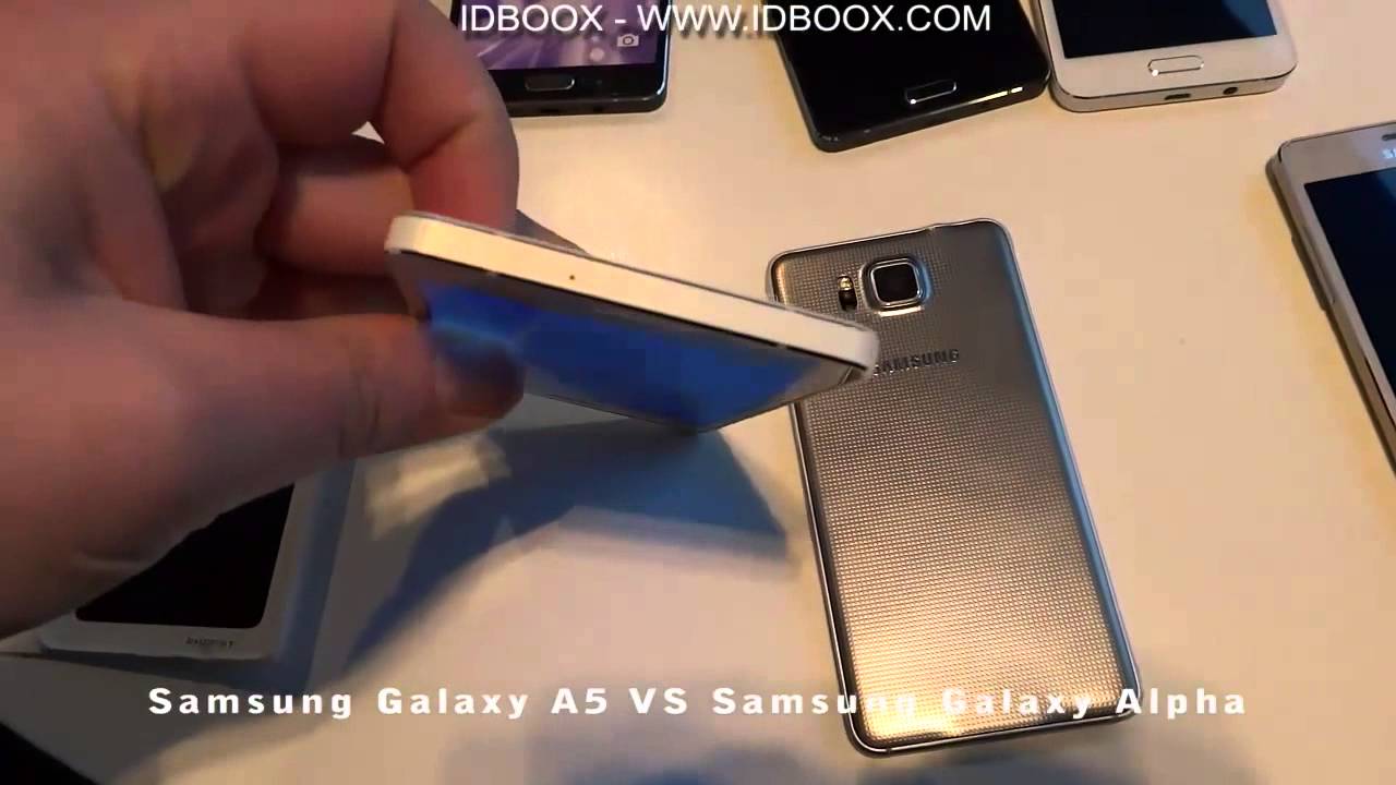 Samsung Galaxy A5, A7, A3 vs Galaxy Alpha prise en main