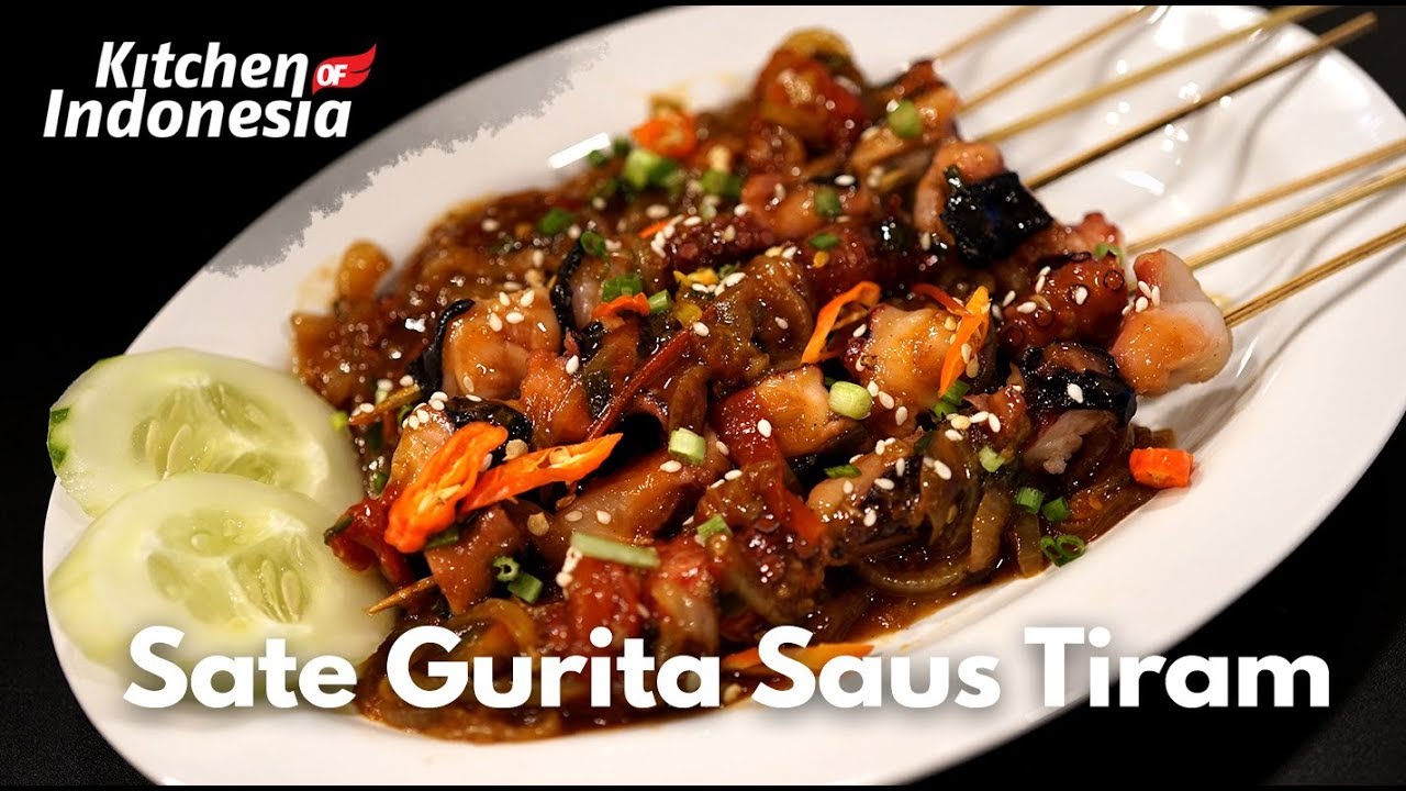 Sate Gurita Saus Tiram Ala Kitchen of Indonesia Cocok Buat Malam Tahun Baru