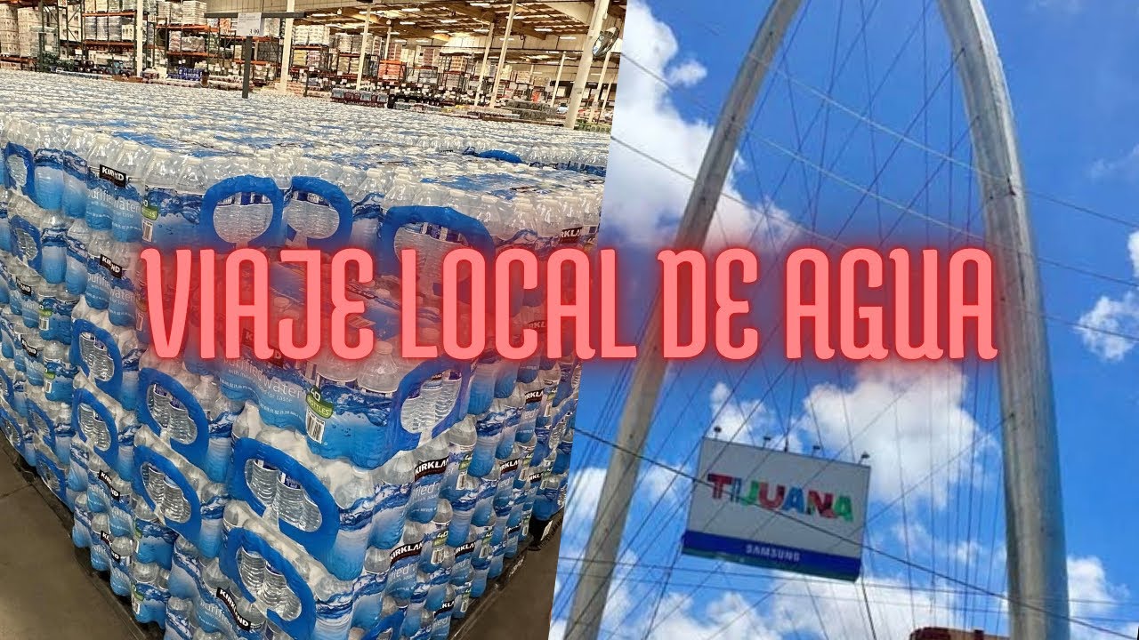 Dándole trámite al local en Tijuana con viaje de agua 