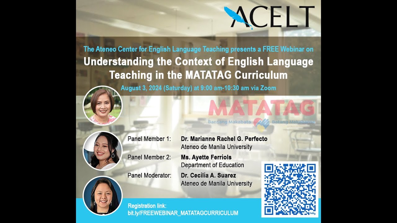 Understanding the Context of English Language Teaching in the MATATAG Curriculum