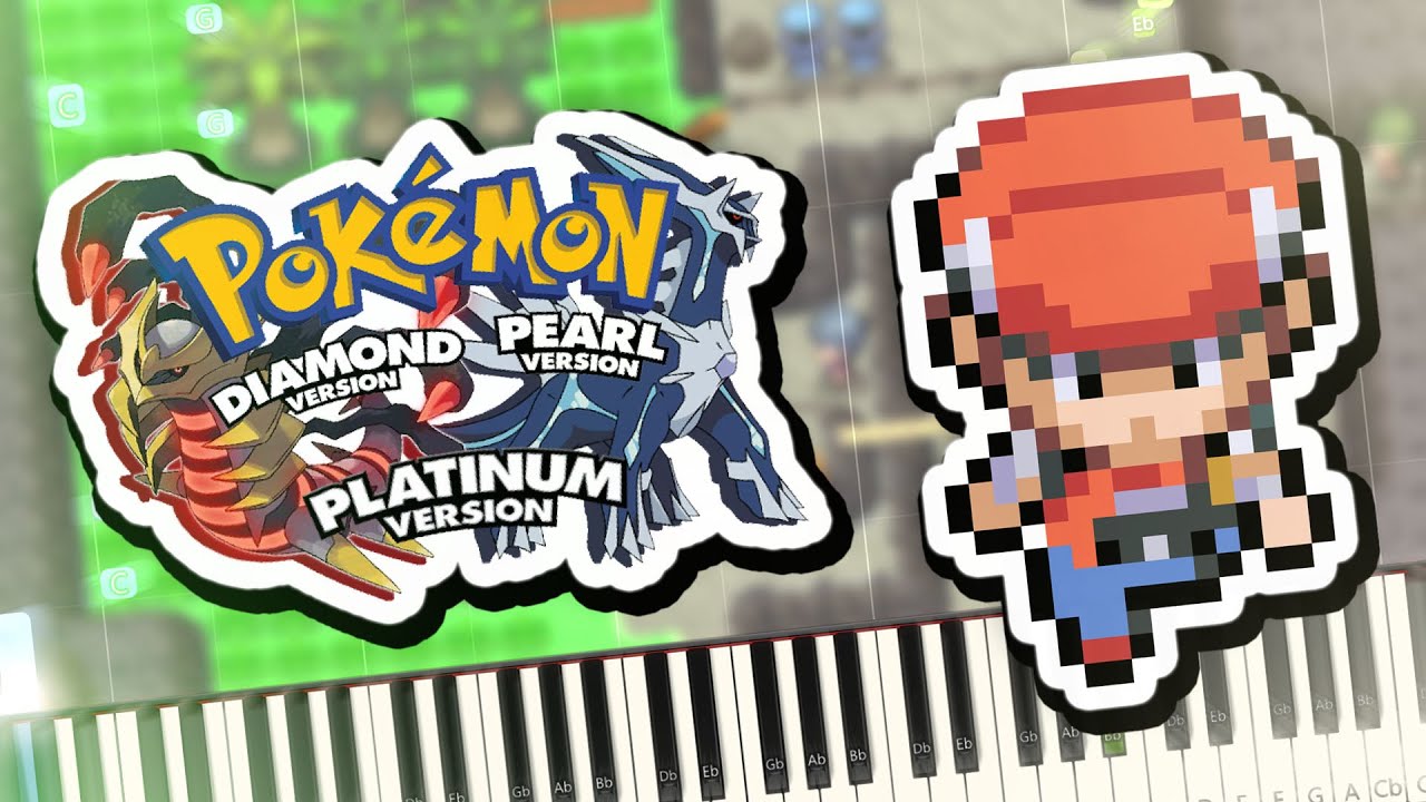 Pokemon Diamond & Pearl - Route 228 Night Theme Piano Tutorial Synthesia