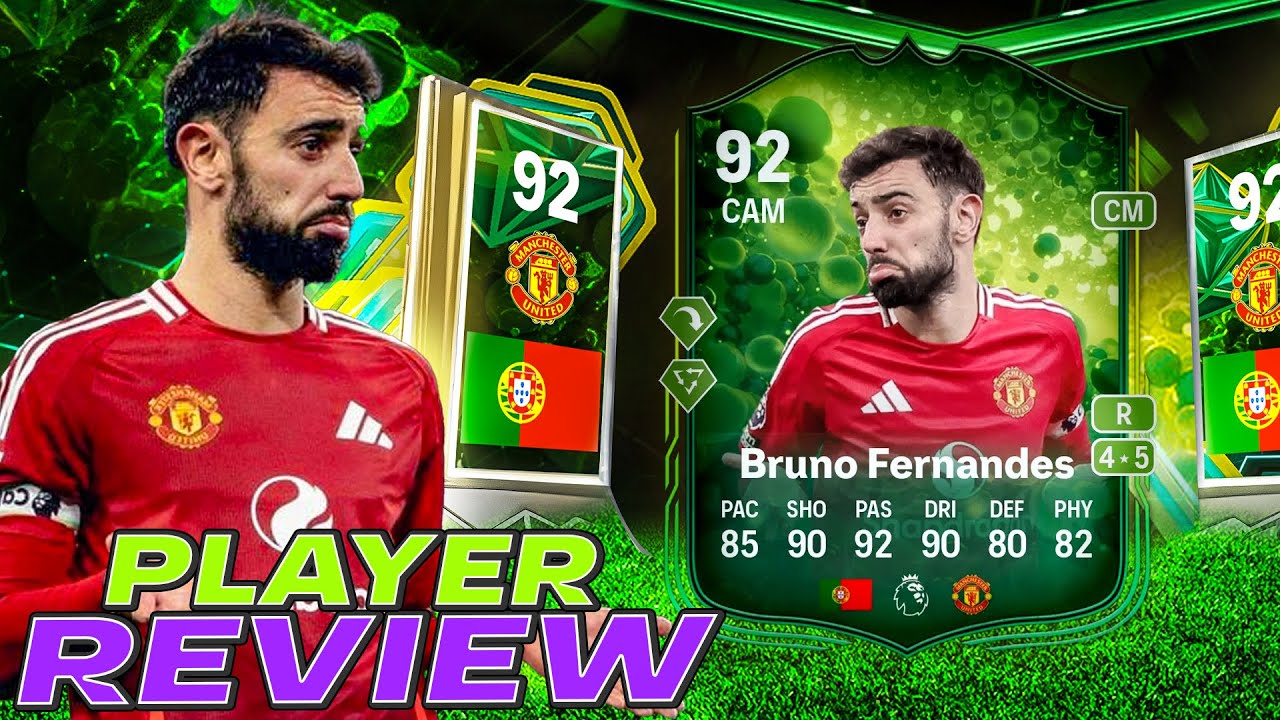 🔥92 GRASSROOT GREATS BRUNO FERNANDES PLAYER REVIEW - EA FC 25 ULTIMATE TEAM