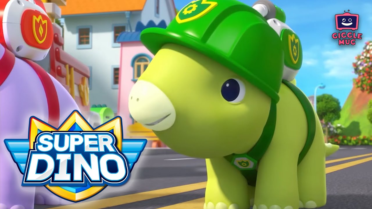 Rex Team In Danger | Super Dino (14-Minute Cartoon for Kids!)