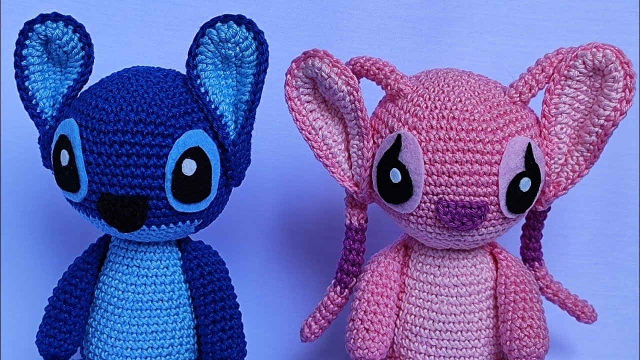 como fazer Stitch de crochê - part 1
