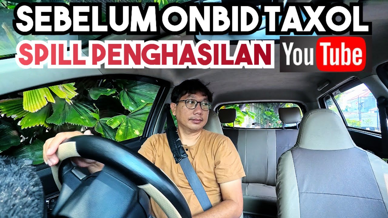 SEBELUM ONBID KITA SPILL PENGHASILAN YOUTUBE VLOG TAKSI ONLINE &bull; ORDERAN LAGI SULIT YAUDAH PULANG