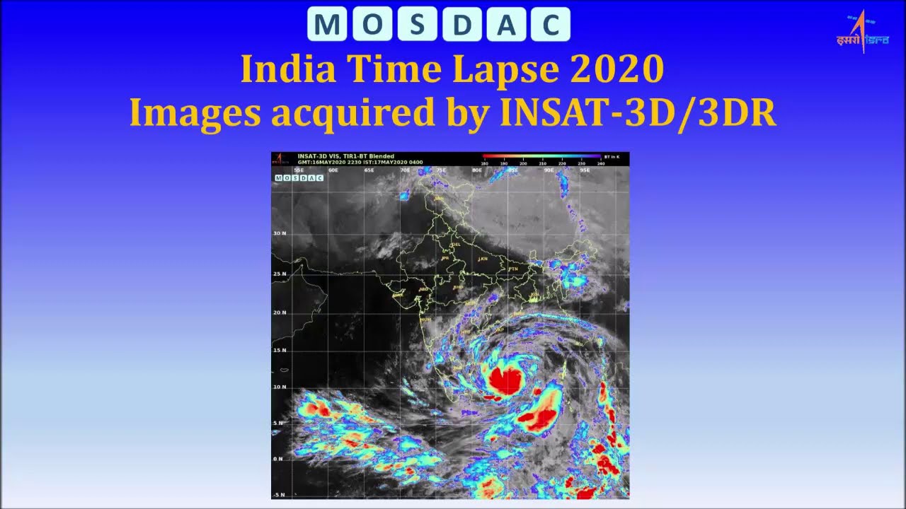 India Time Lapse 2020: Images acquired by INSAT-3D/3DR