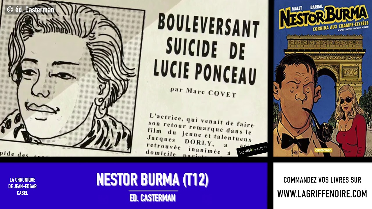 [BD] LA CHRONIQUE DE JEAN-EDGAR CASEL - NESTOR BURMA (T12)