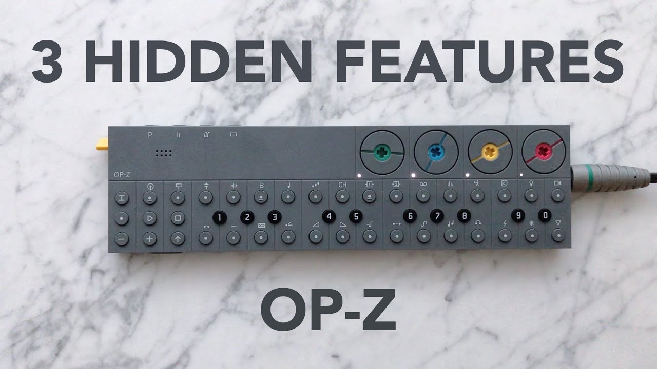 3 hidden features on the OP-Z
