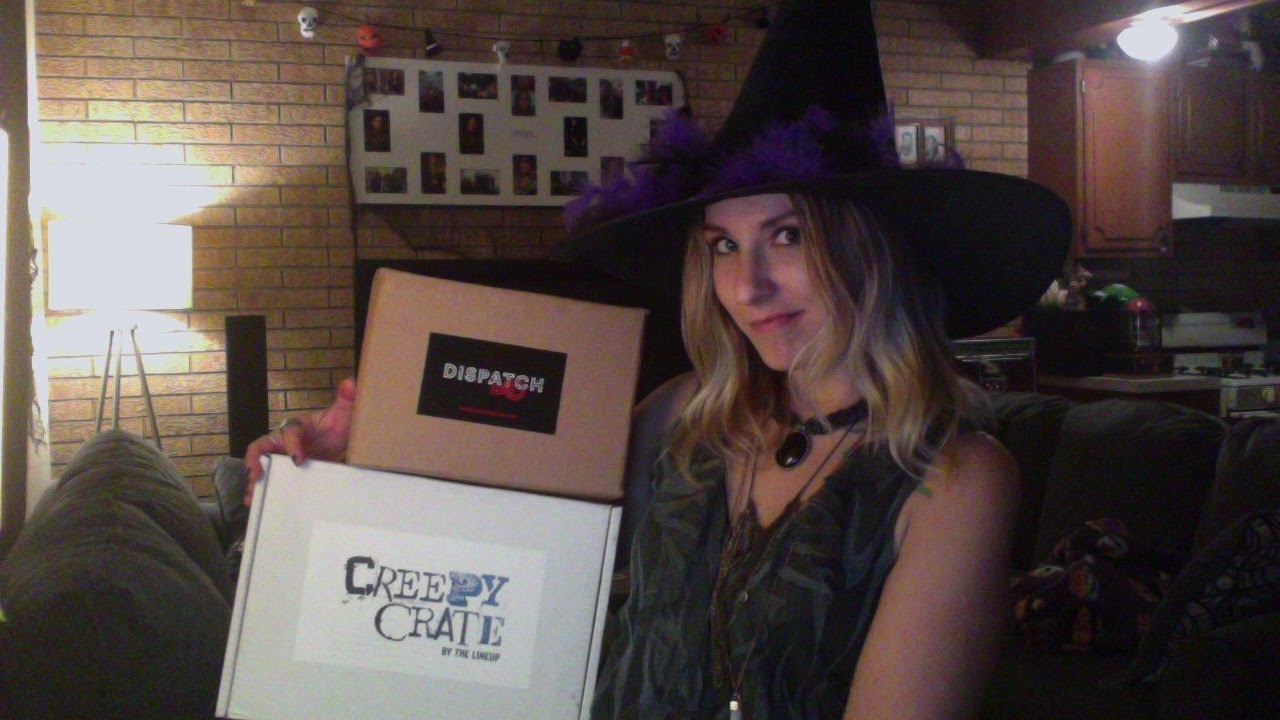 LIVE witchy Unboxing: CREEPY CRATE & BREAKOUT:DISPATCH