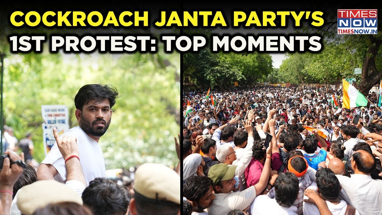 Cockroach Janta Party In Delhi: Abhijeet Dipke, Police, Students, Debates & More, Watch Top Moments