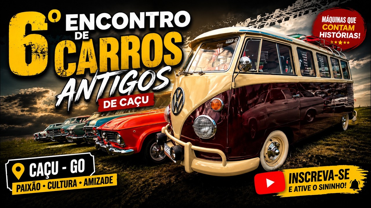 VISITEI  O  6º ENCONTRO  DE  CARROS  ANTIGOS  DE CAÇU-GO.