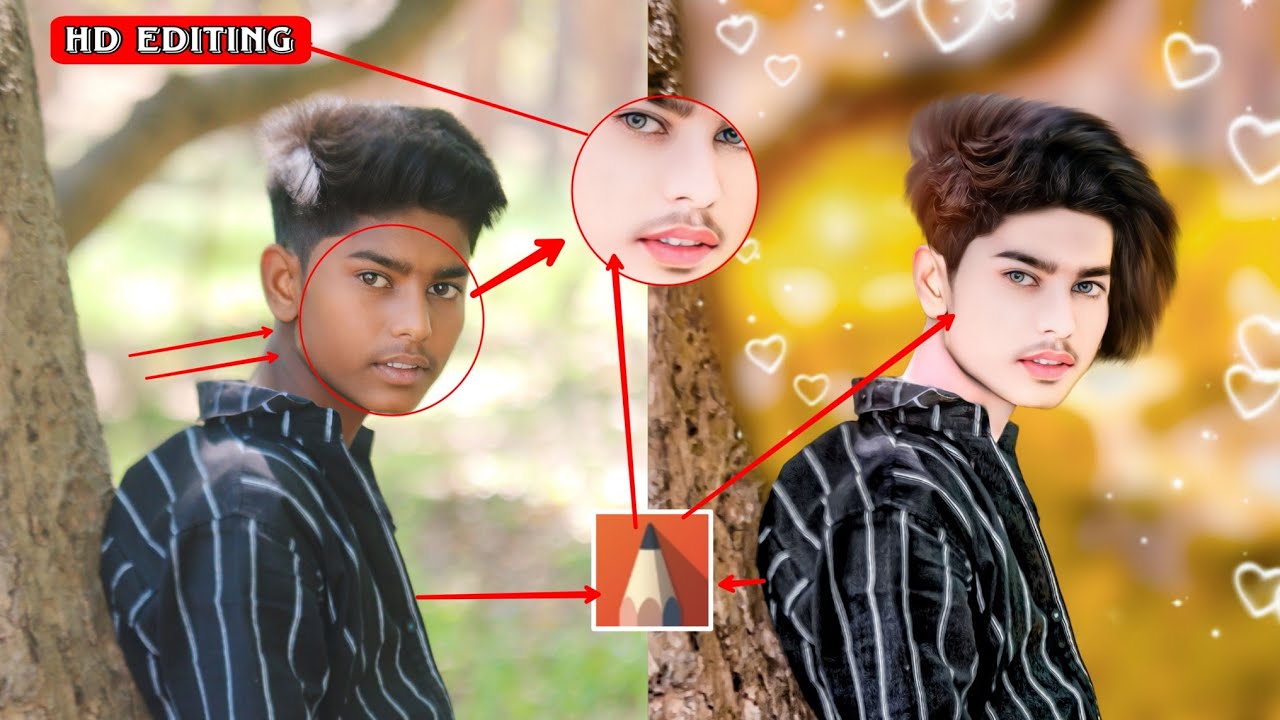 HD FACE SMOOTH PHOTO EDITING।। FULL HINDI TUTORIAL।। FACE RETHOUCHING PHOTO EDITING