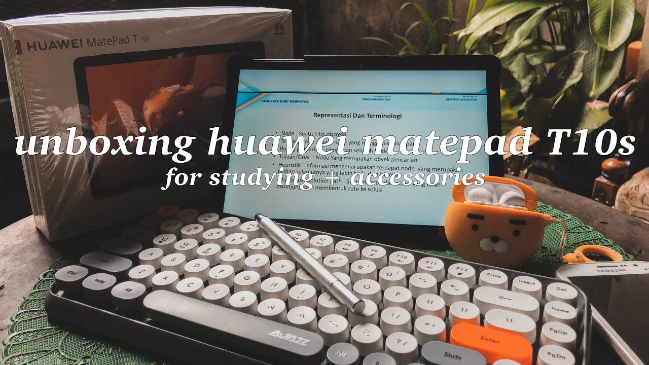 📦 UNBOXING TABLET UNTUK KULIAH HUAWEI MATEPAD T10s ( + Accessoris )
