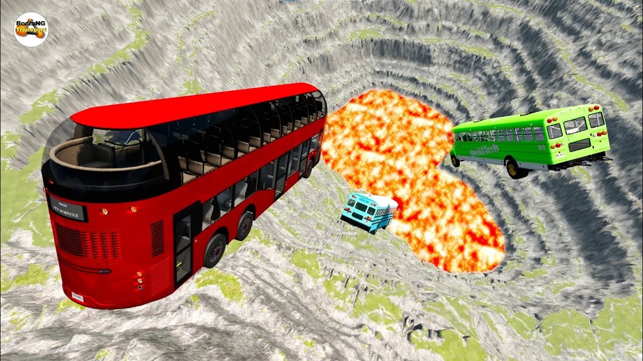 BeamNG.Drive - Leap Of Death Car Jumps and Falls Crashes #39