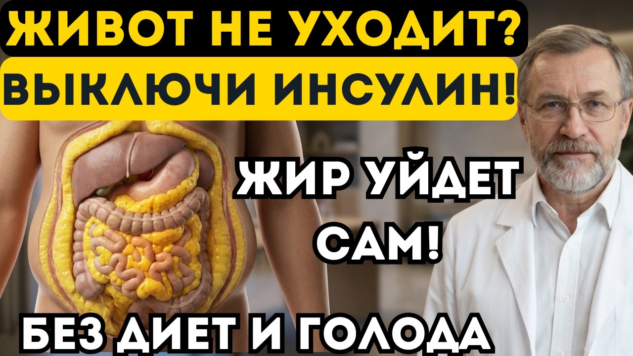 ЖИВОТ НЕ УЙДЕТ, пока не сделаете ЭТО! Как ВЫЖЕЧЬ Висцеральный ЖИР за 7 шагов