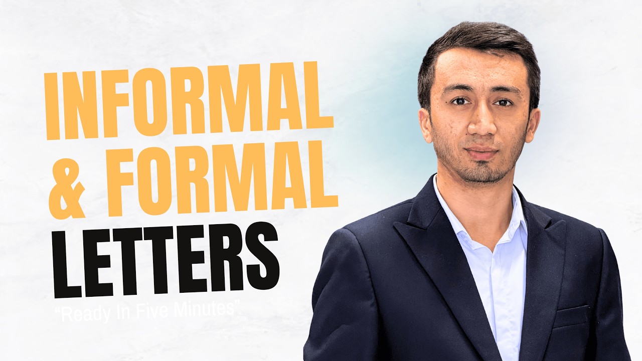 Multilevel (CEFR) Writing Task 1 - Informal & Formal bo'yicha Abror Rahmatullayevdan bombezniy dars!