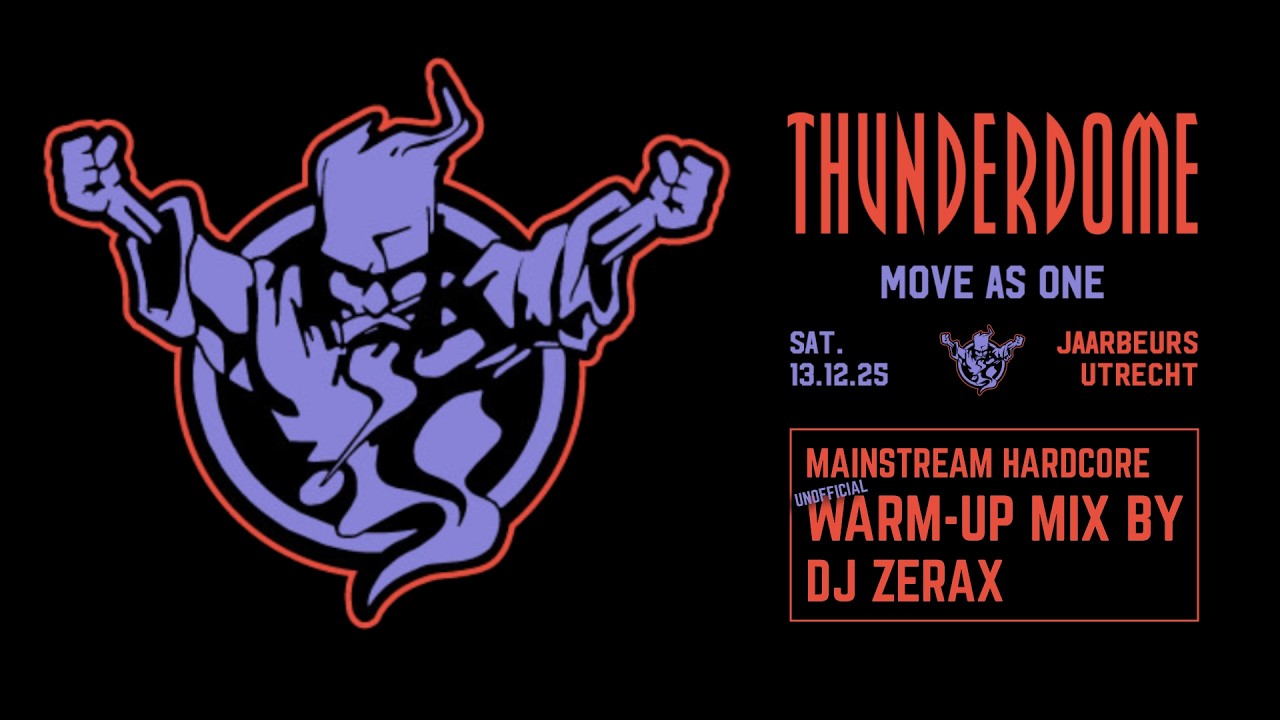 Thunderdome 2025 Move as one | HARDCORE warm-up mix by Dj Zerax.