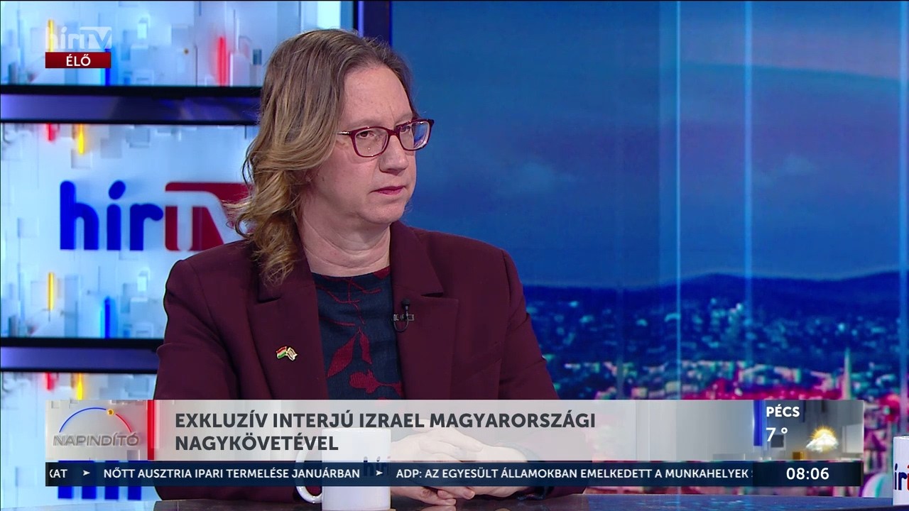 Exkluzív interjú Izrael magyarországi nagykövetével - HírTV
