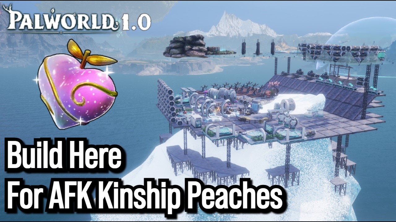 Building Perfect Palworld 1.0 End Game Bases | Kinship Peach Location Guide