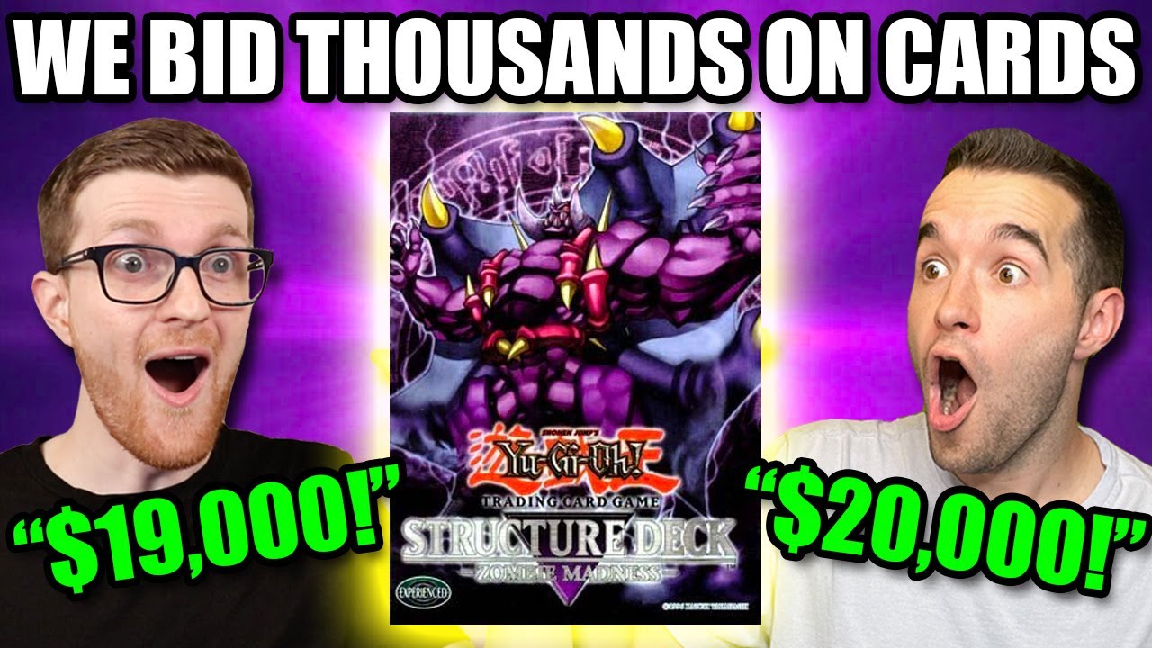 We Bid THOUSANDS on Yu-Gi-Oh! Structure Decks! | Yu-Gi-Oh! Auction Series