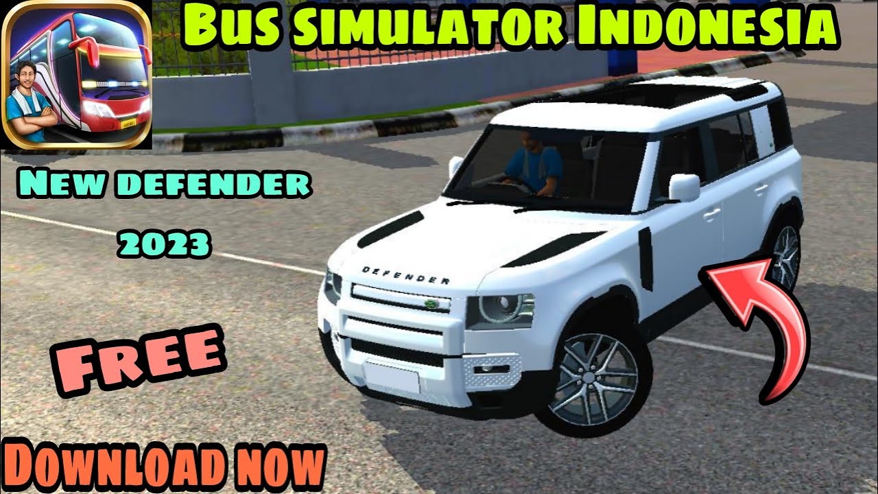 Мод Defender для симулятора автобуса Индонезия 🔥 мод Land Rover Defender для Bussid #malikgaming07