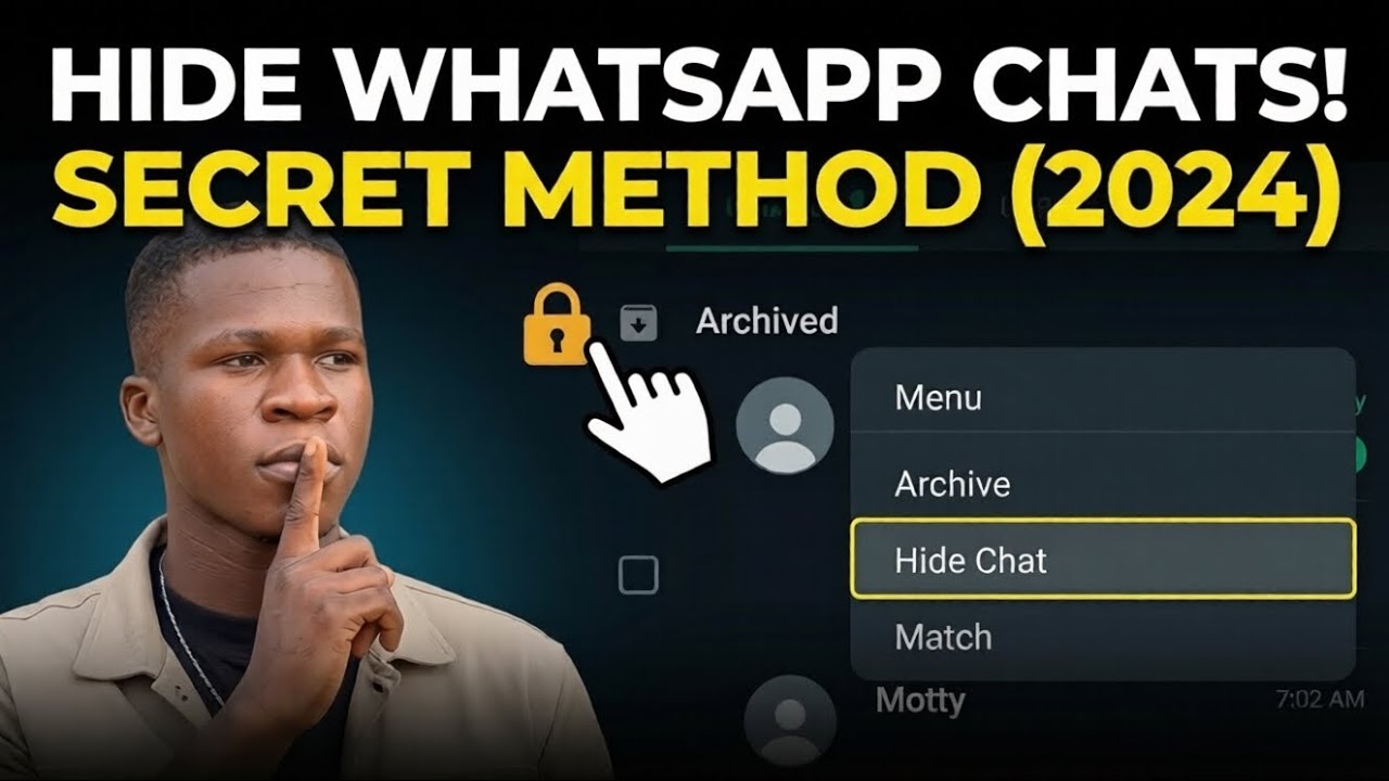 Hide your Whatsapp chat secret