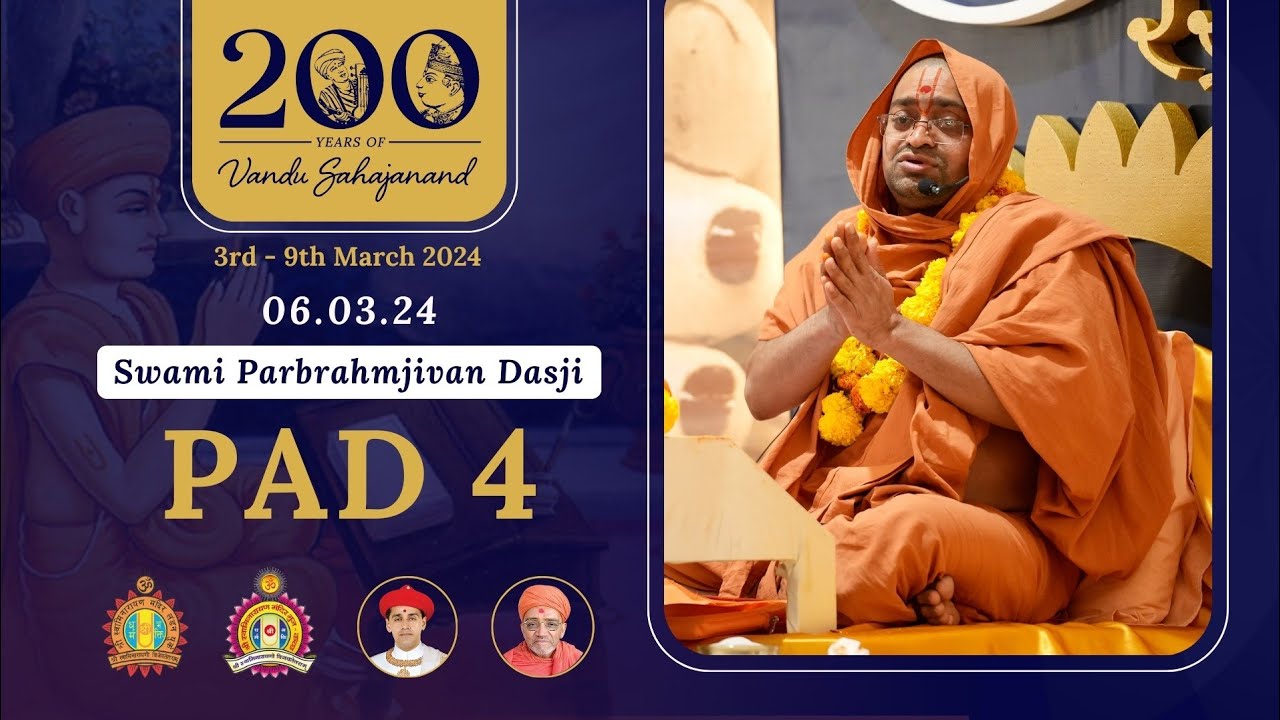 Day 4 Katha | Celebrating 200 Years of Vandu Sahajanand | Swami Parbrahmjivan Dasji