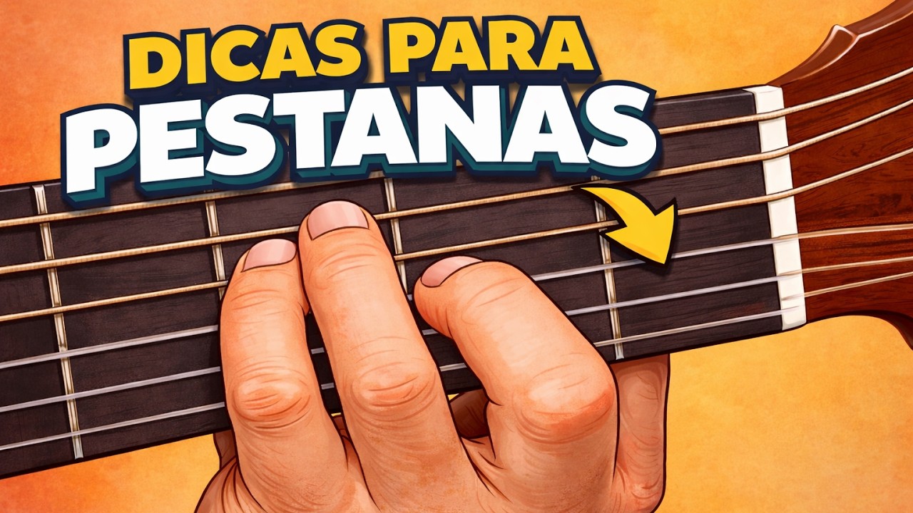 Como Fazer Pestana no Violão (FÁ e SI - Sem Dor)