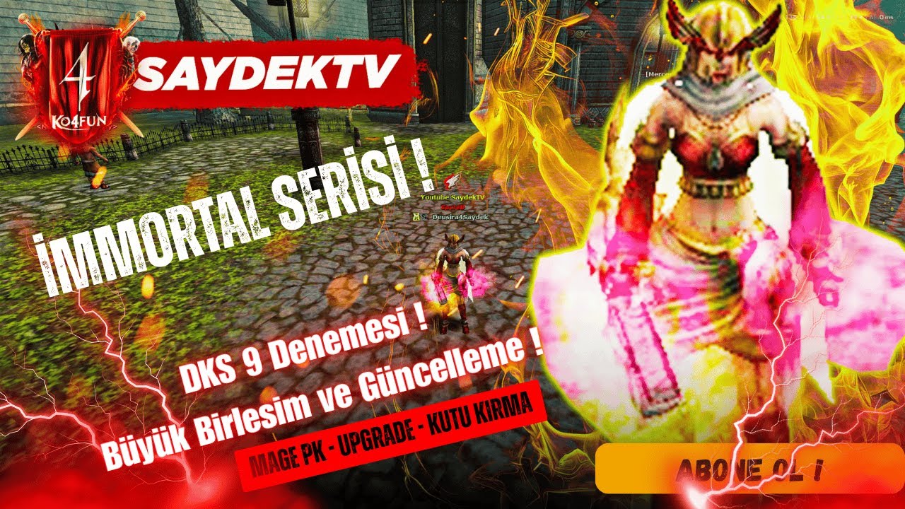 #Ko4Fun DKS 9 Denemesi - Büyük Birleşim Gerçekleşti.Artık İmmortaldayız ! PK - Upgrade - Kutu Kırma!