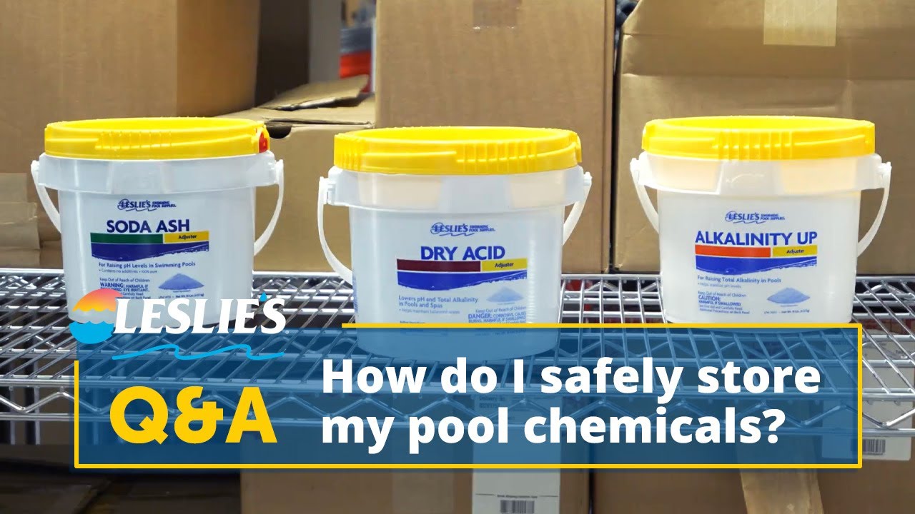 Q&A: How Do I Safely Store My Pool Chemicals? | Leslie's