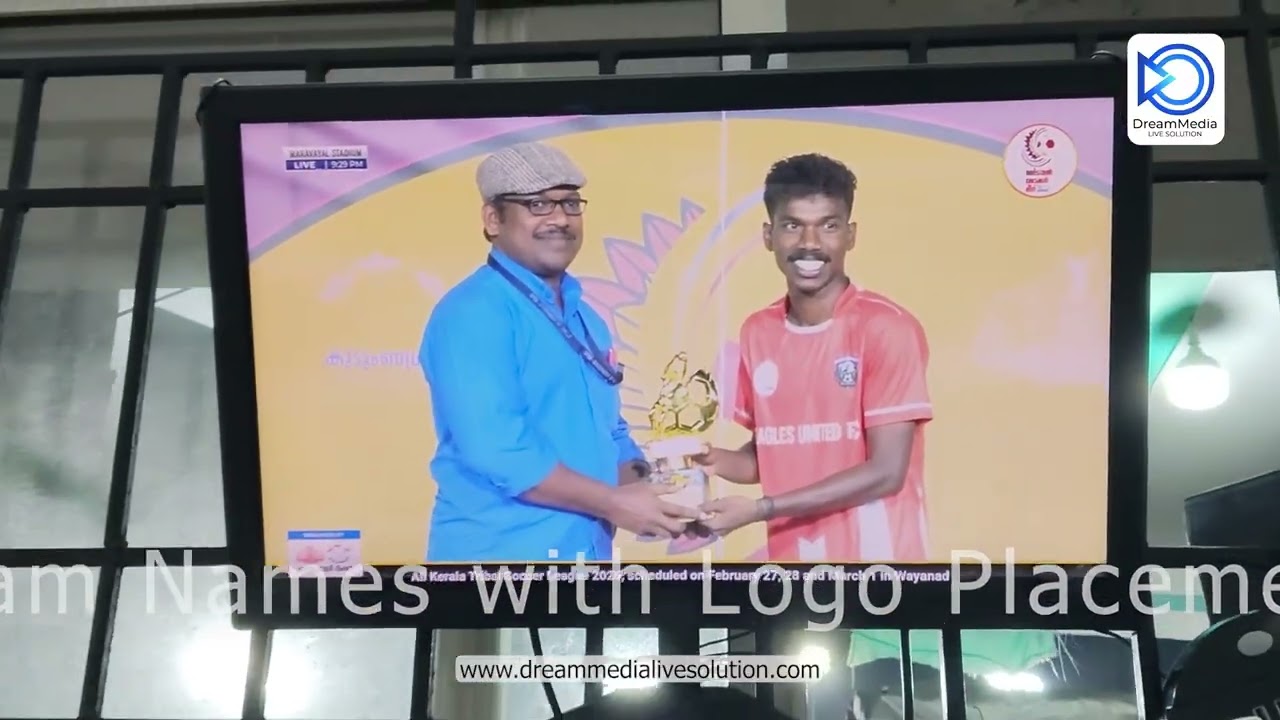 All Kerala Tribal Soccer League 2026 | 3-Day Live Streaming & Broadcast Graphics | Dream Media Live