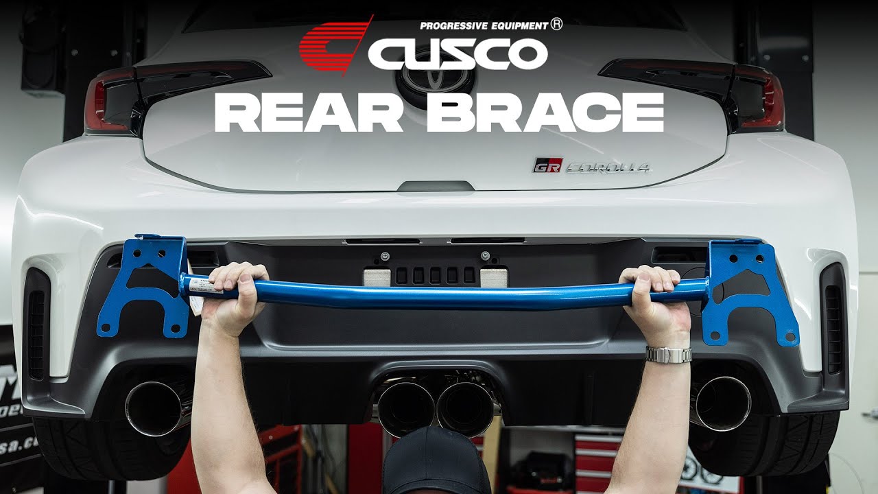 Cusco Rear Brace on GR Corolla - CUS-1H1-492-RE